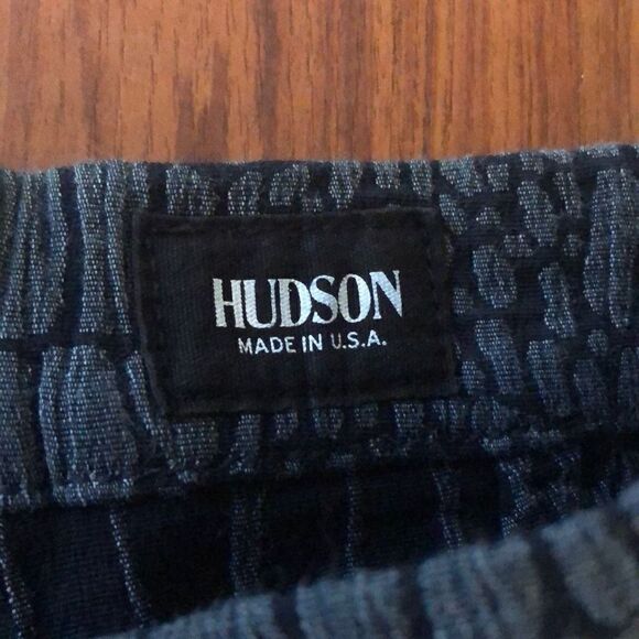 Hudson Evelyn High waist super skinny stretch gray pants 27 - Picture 2 of 6